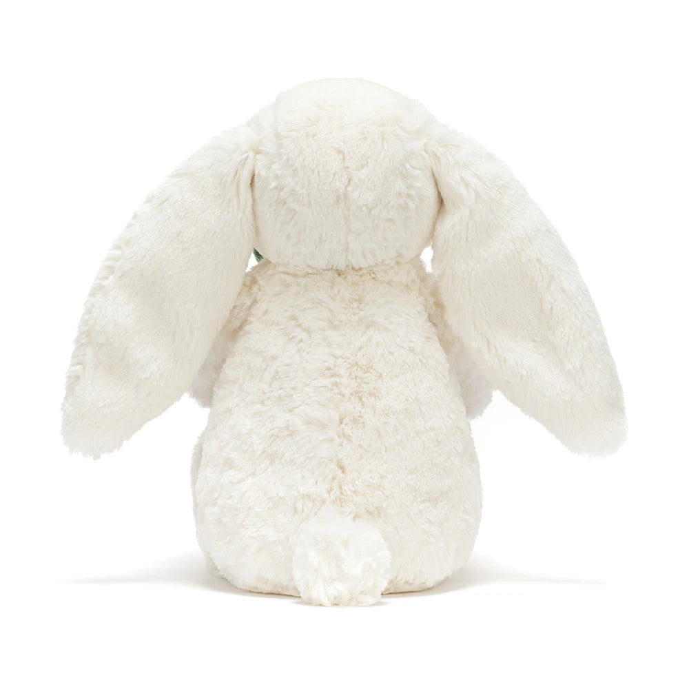 Cream Bunny with Plant