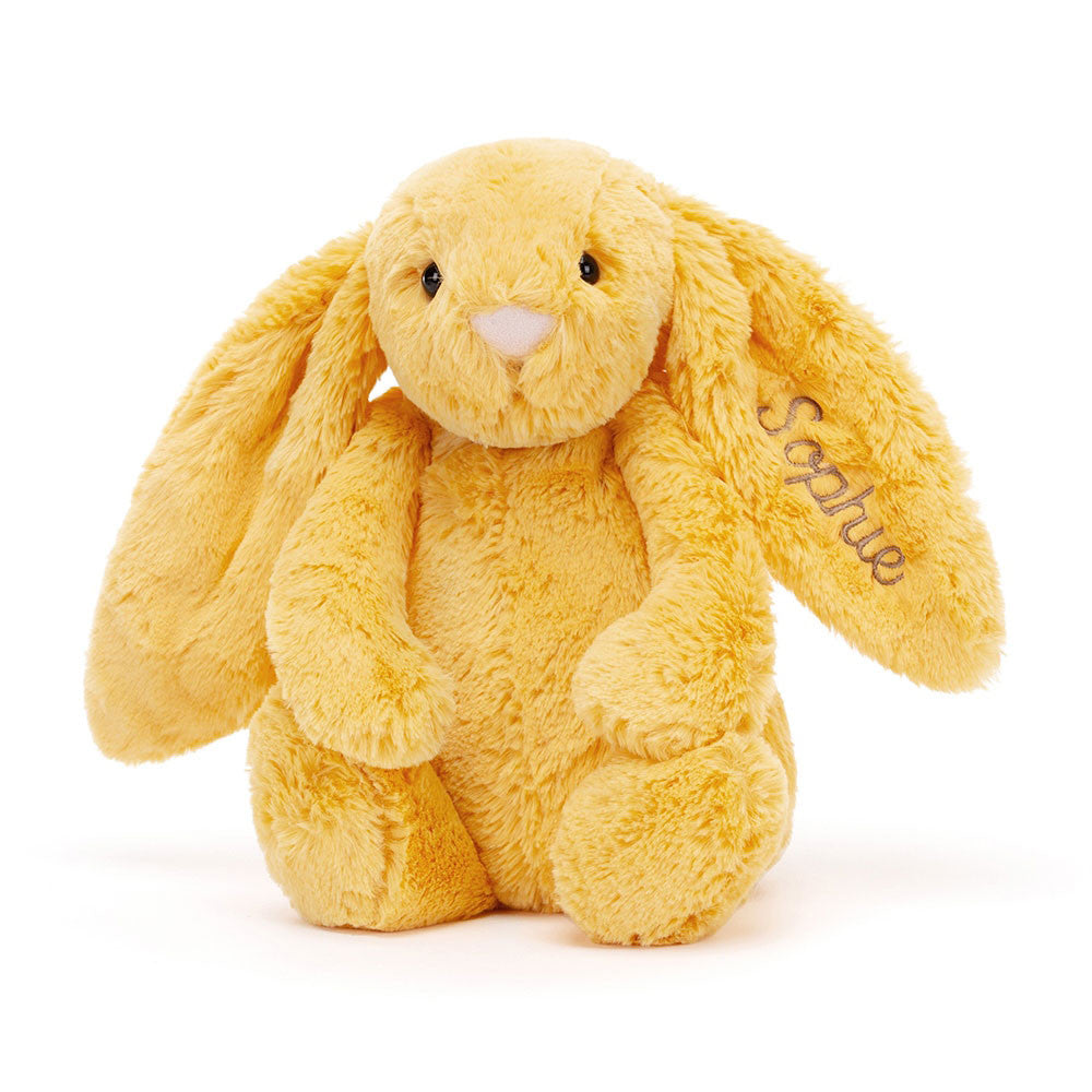 Personalised Bashful Sunshine Bunny Medium