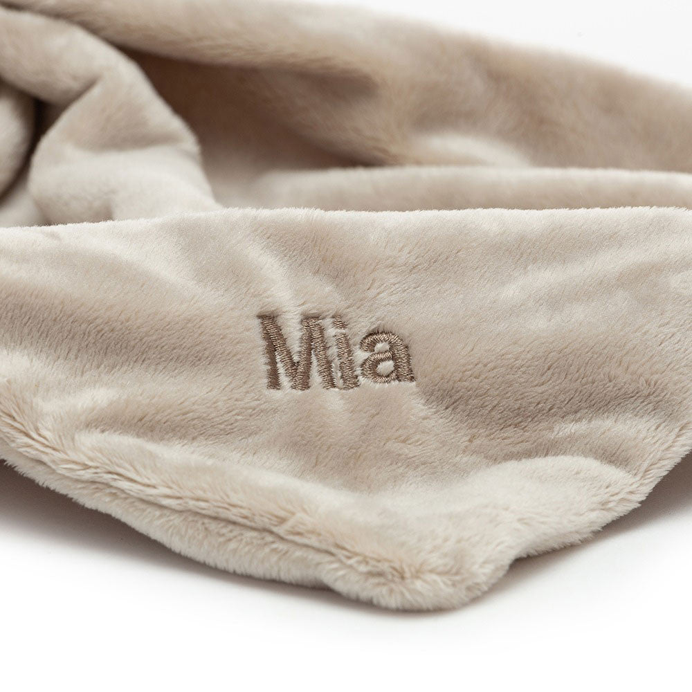 Personalised Blossom Bea Beige Bunny Soother