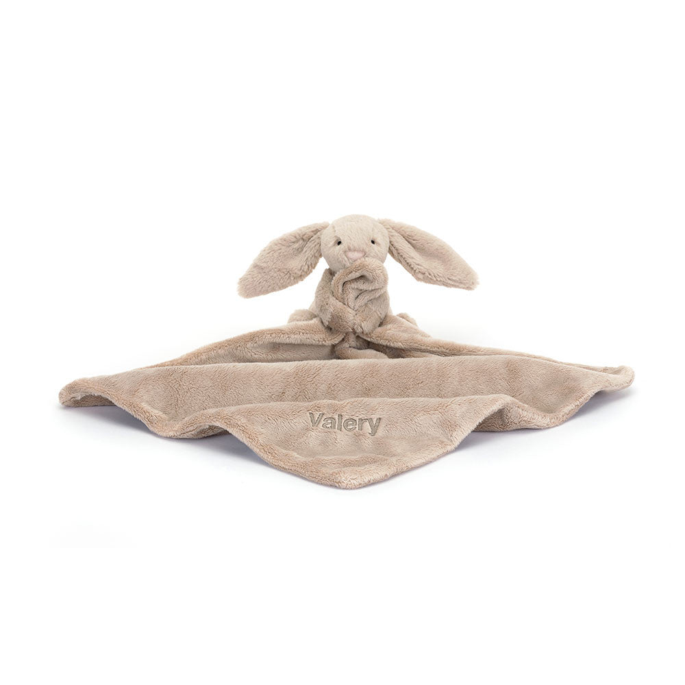 Personalised Bashful Beige Bunny Soother